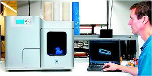“创意实验室”公司发明的三维立体打印机