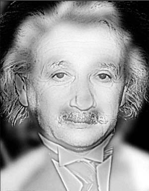 科技时代_神奇混合画：近看是爱因斯坦远看成梦露(图)
