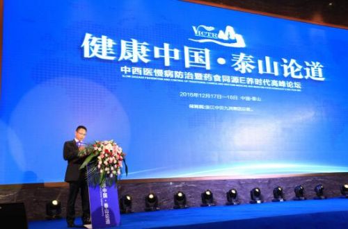 健康中国o泰山论道高峰论坛在泰山举行