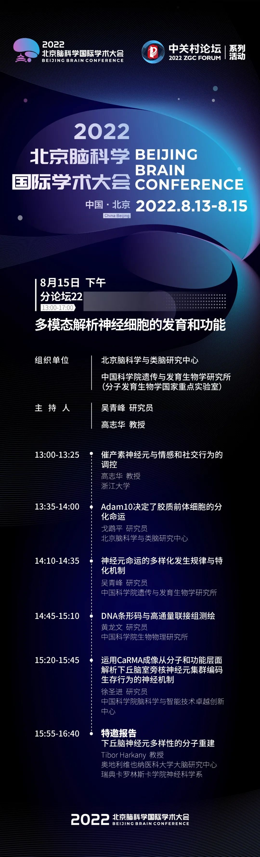 预告：神经环路等论坛开讲，北京脑科学国际学