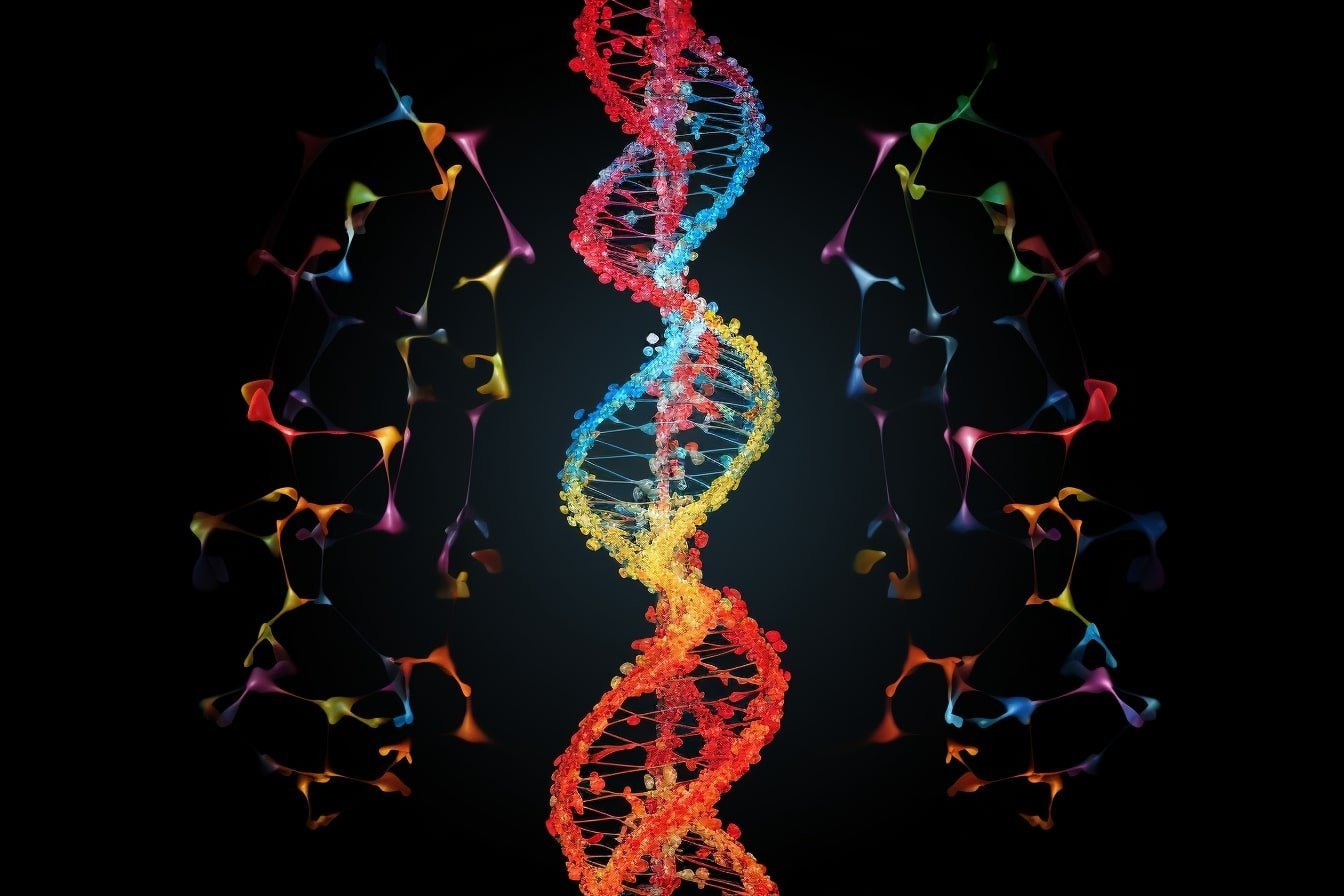 这显示了 DNA。