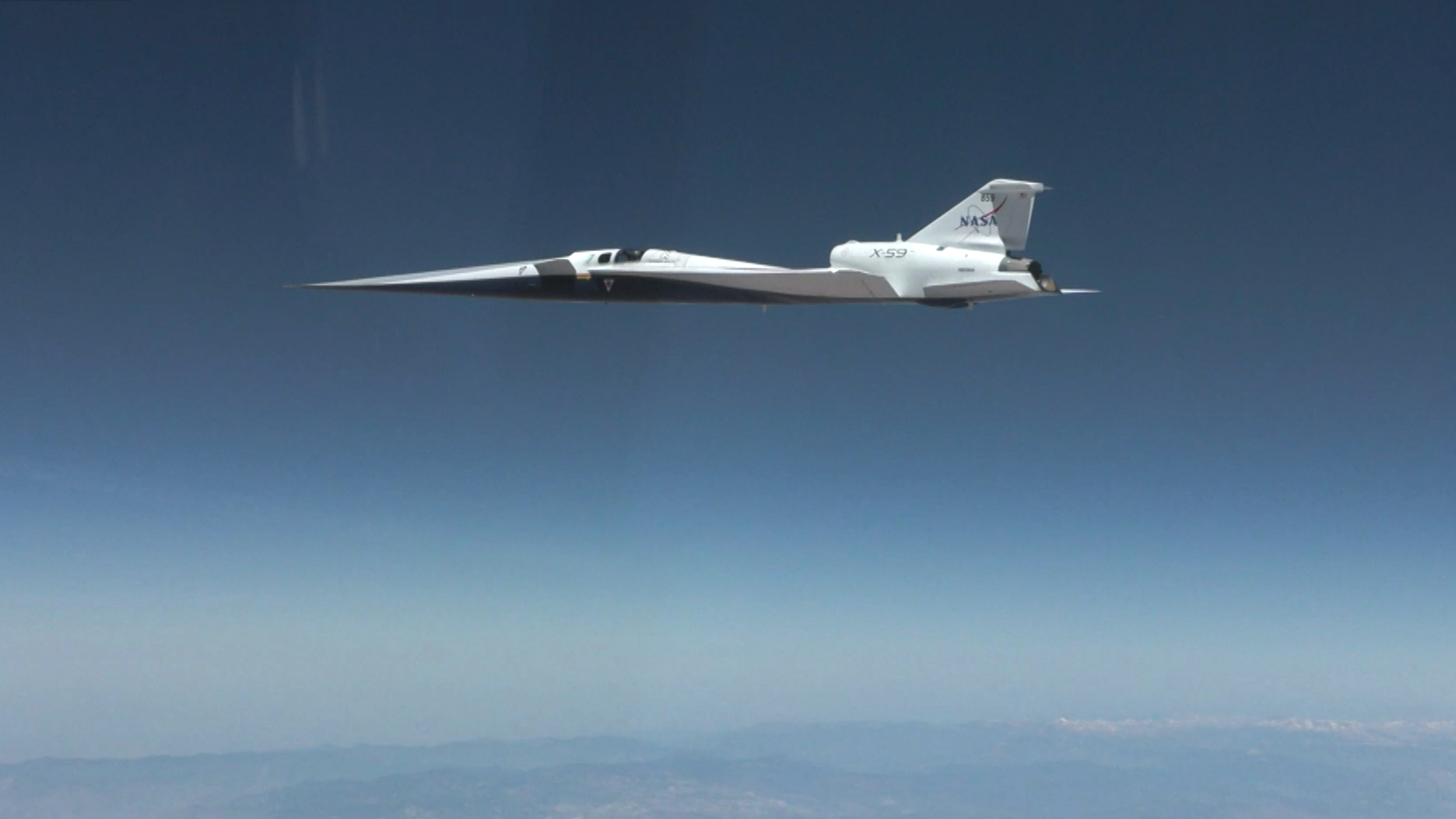 NASA X-59首次超音速飞行,静音突破
