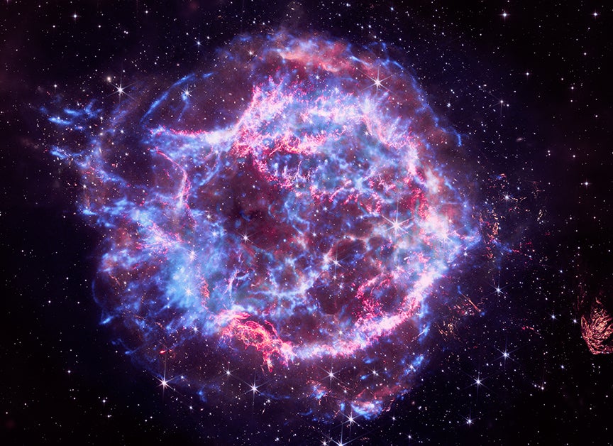 NASA多波段“宇宙烟花”：声光交织的星际庆典