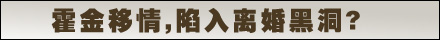 移情别恋？霍金步入离婚黑洞
