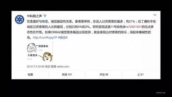 【视频】陈钢：作为一个科学家，我为什么要死磕香菜和基因的关系？|界面新闻oJMedia