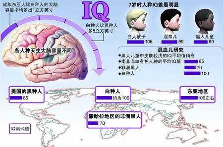 英国研究者声称中国人是智商最高的人种